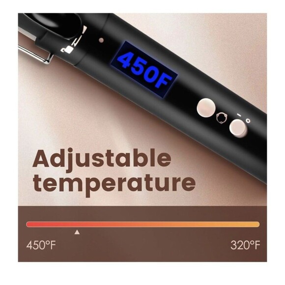 5 in 1 Curling Wand Set w/ Temperature Display Curling Iron Set w/ 5 NEW!! - Picture 2 of 11